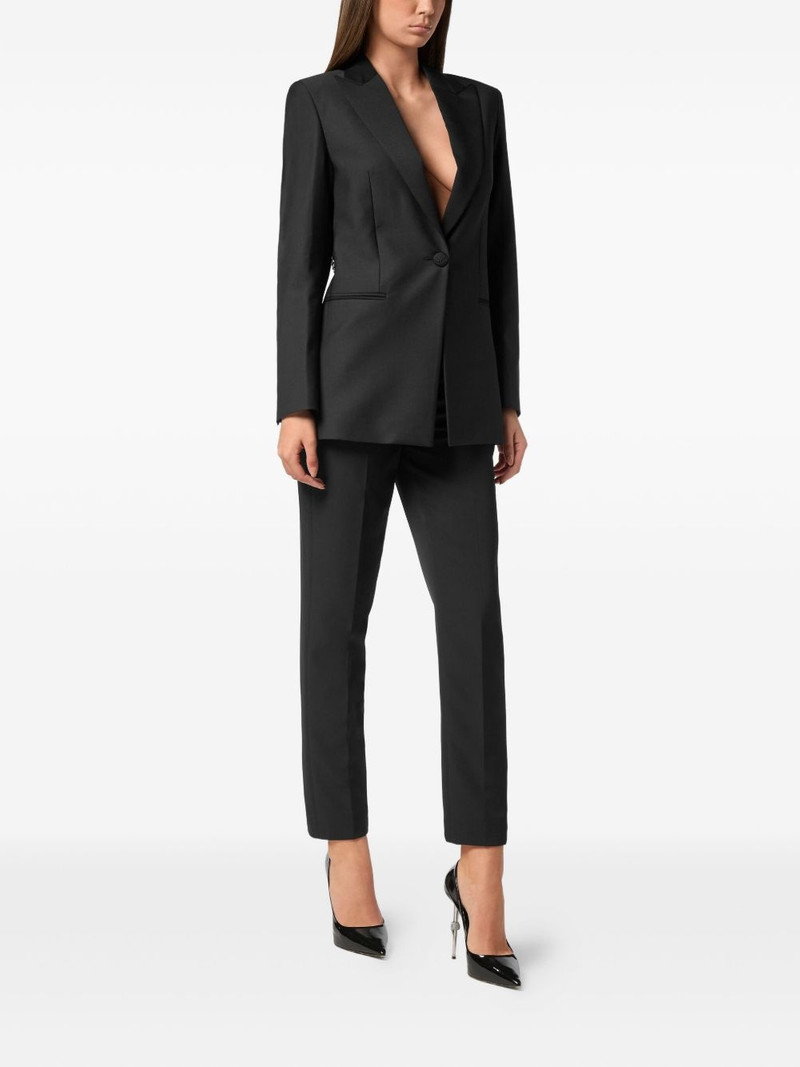 PHILIPP PLEIN strass-face blazer outlook