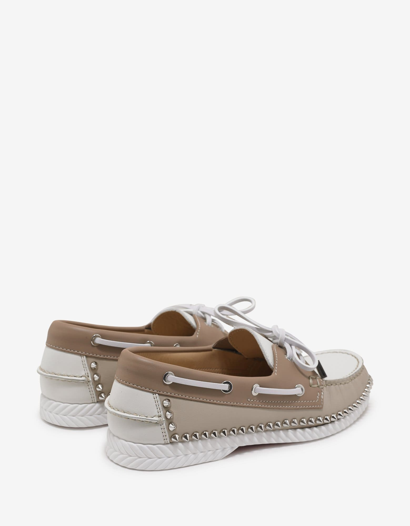 Christian Louboutin Steckel Colombe Beige Boat Shoes - 7