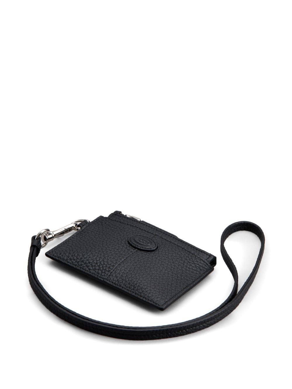 logo-appliquÃ© leather wallet - 3