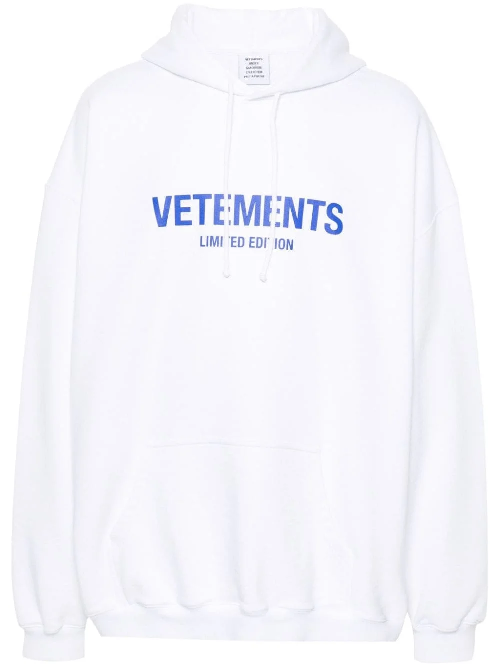 logo-print cotton-blend hoodie - 1