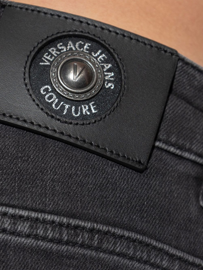 logo-plaque jeans 5