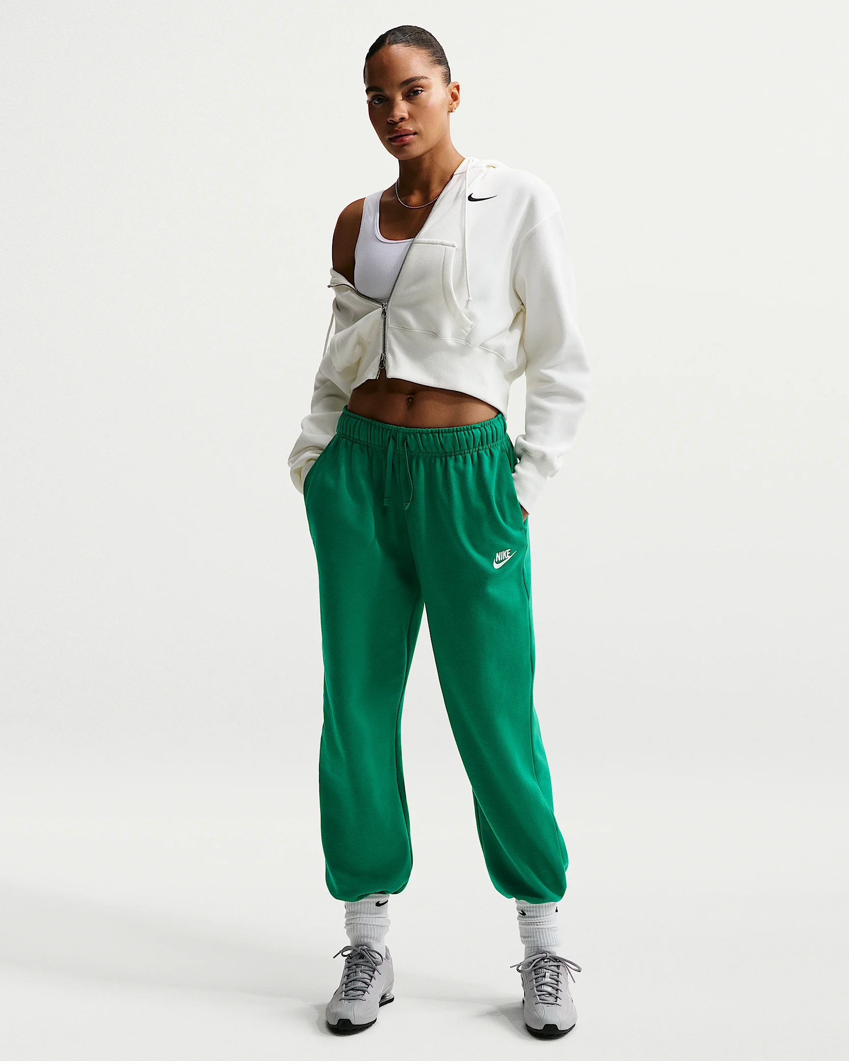 Nike Sportswear Club Fleece Women's Mid-Rise Oversized Sweatpants - 1
