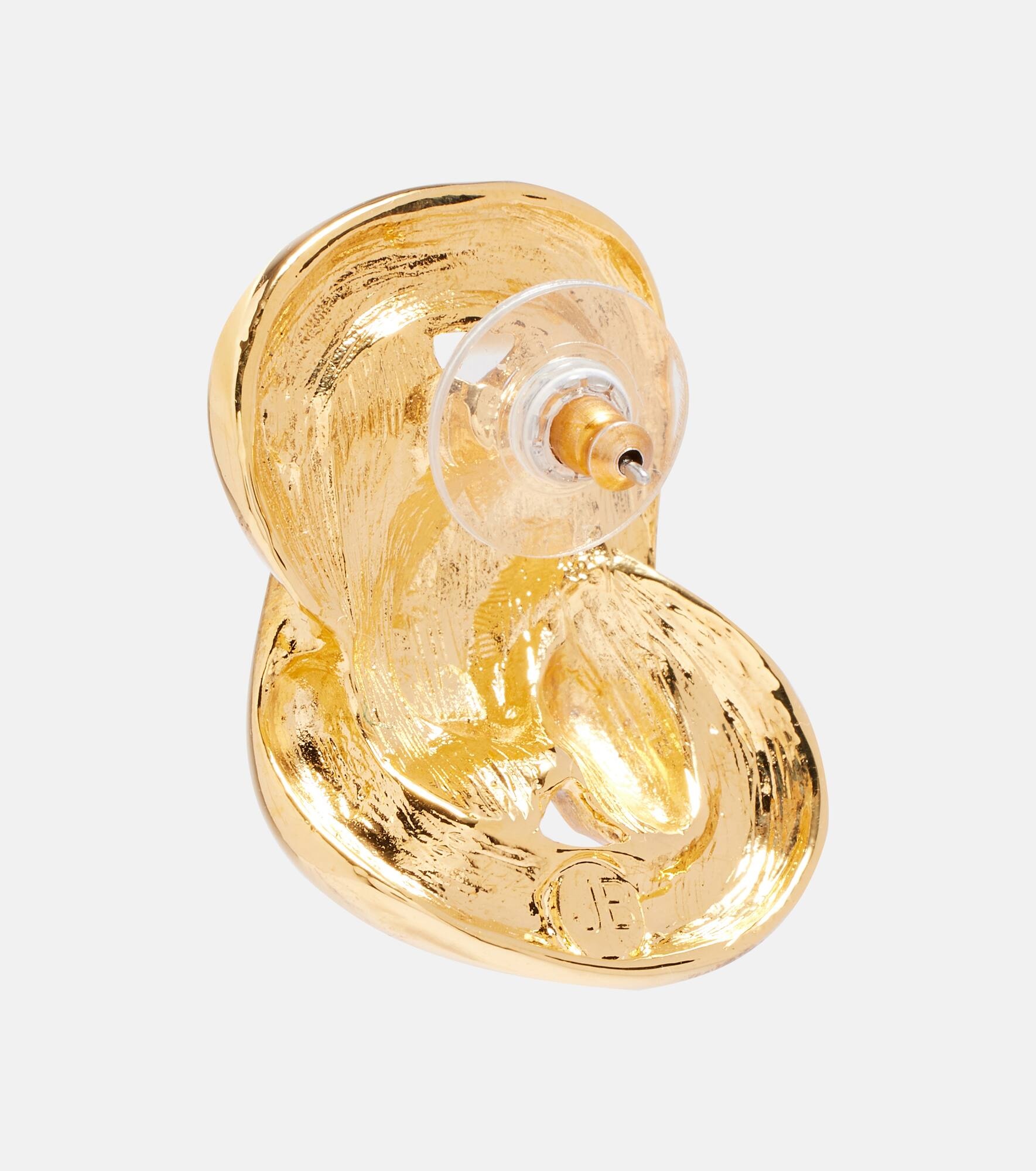 Ellis gold-plated earrings - 5