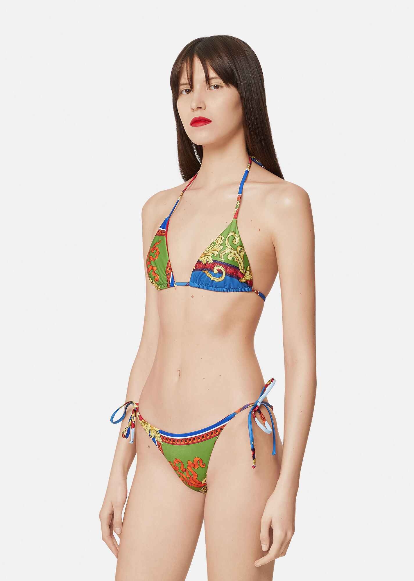 Medusa Renaissance Print Bikini Top - 2
