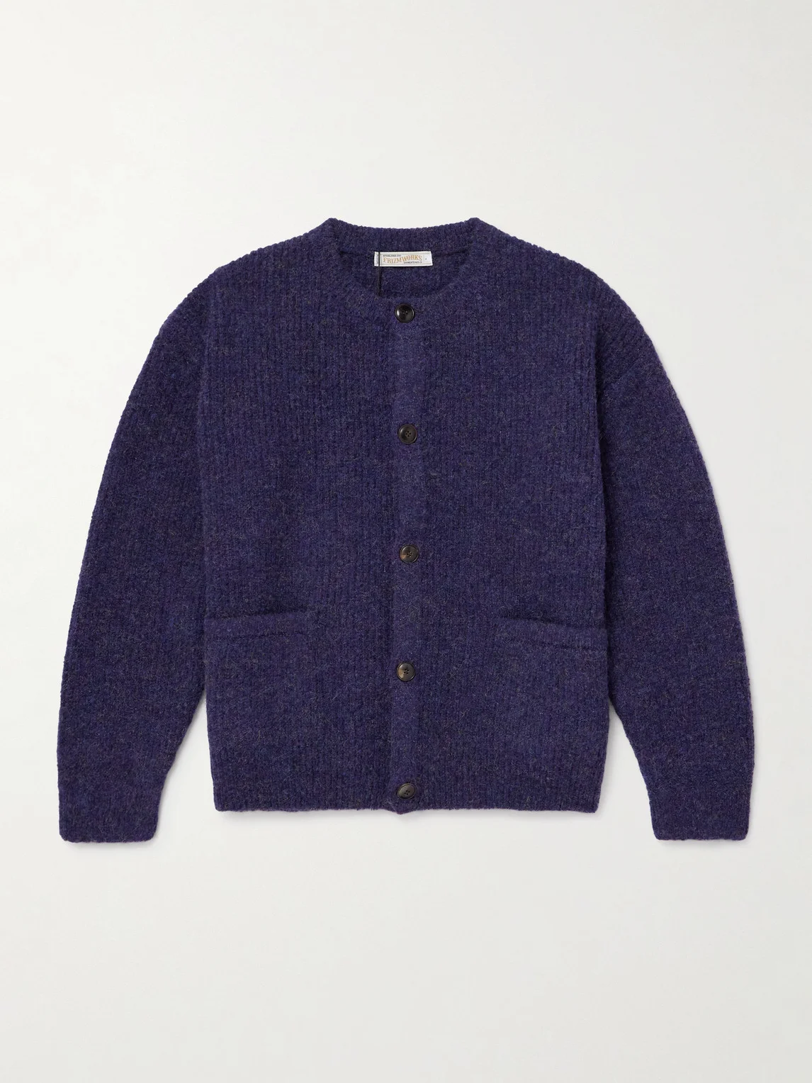 Brushed-Knit Cardigan - 1