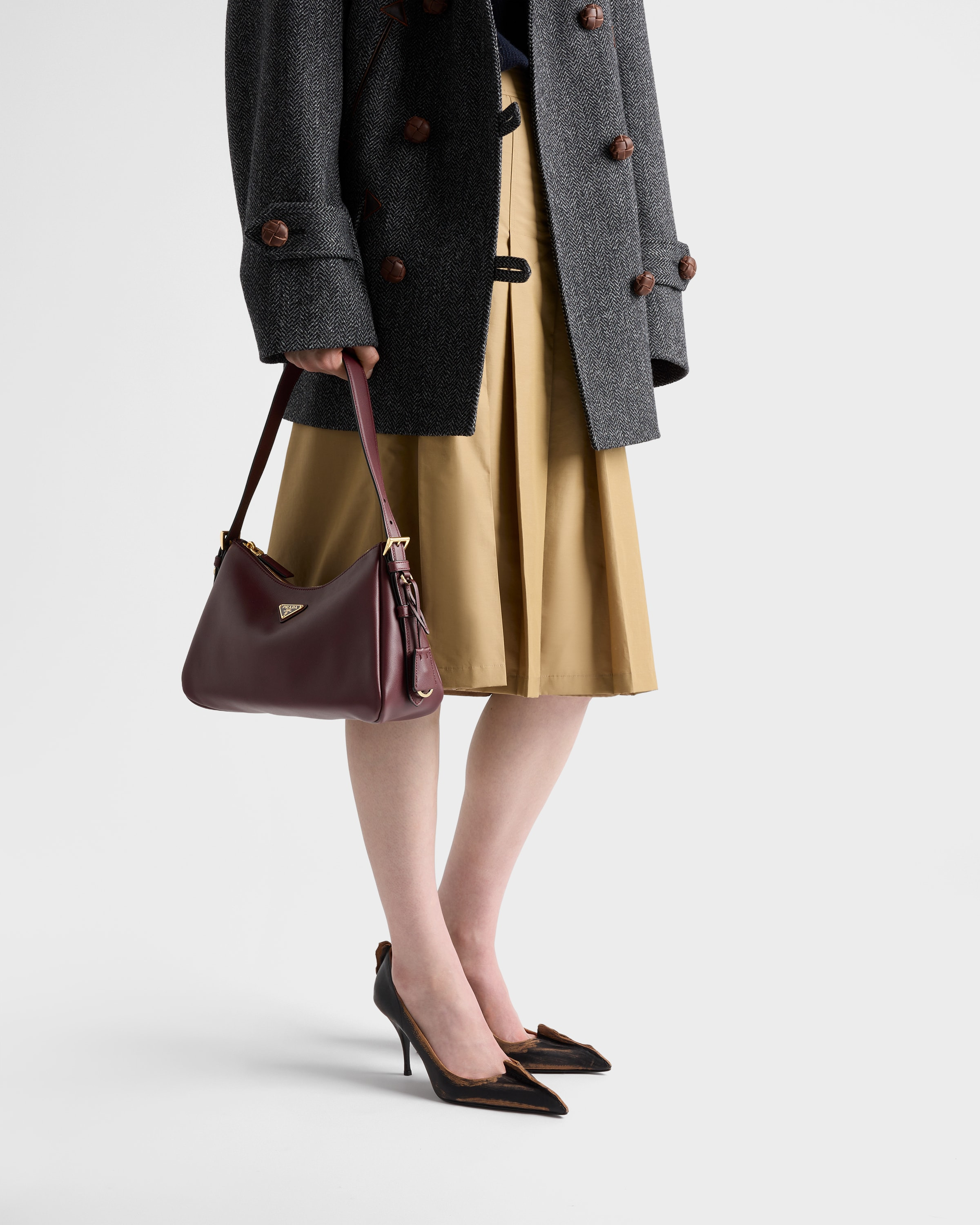 Prada Aimée medium leather shoulder bag - 2