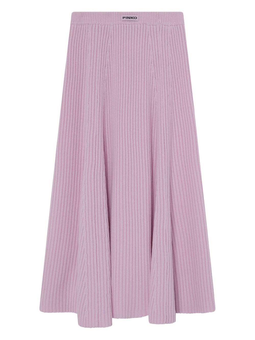 ribbed-knit skirt - 2