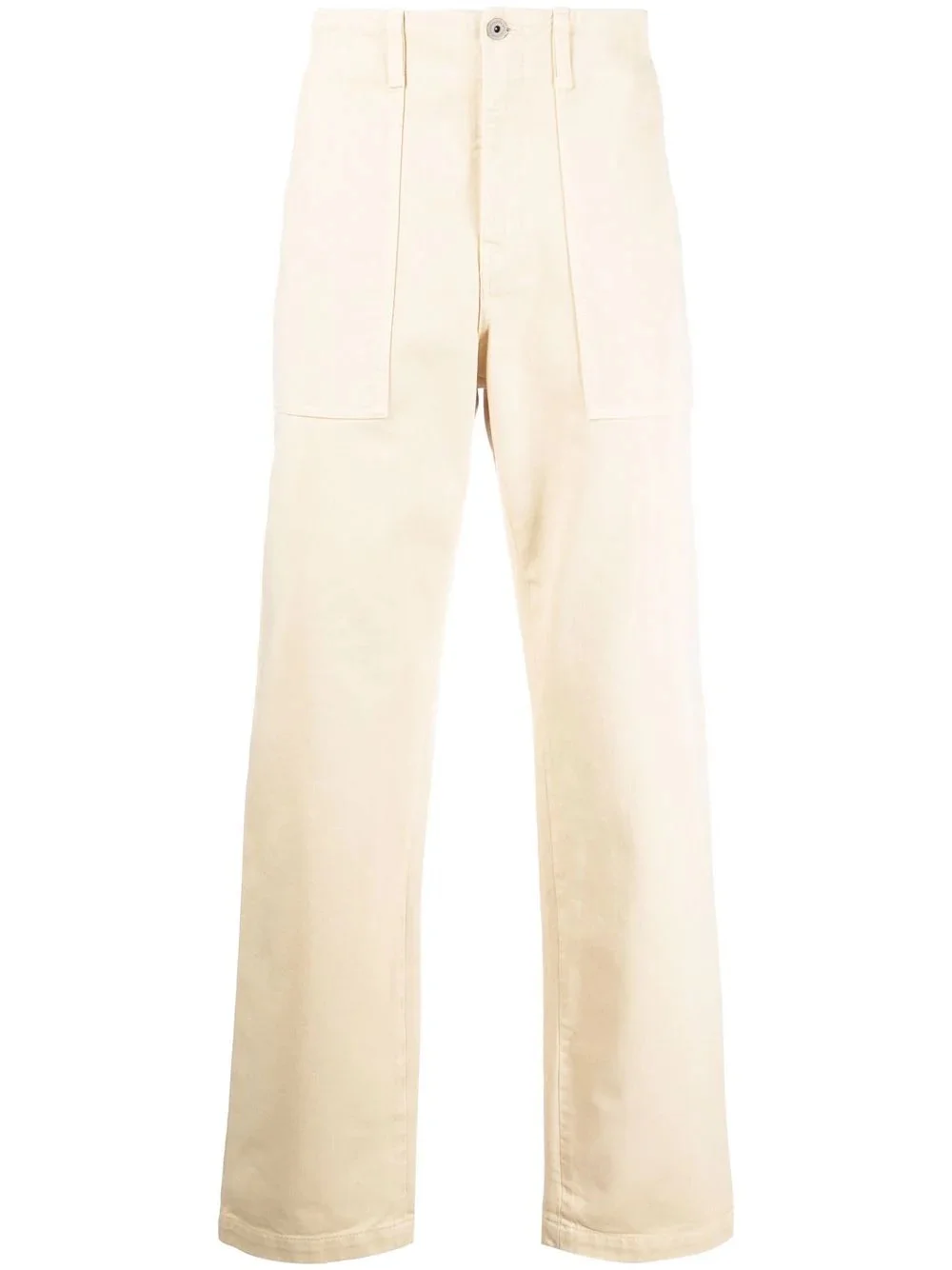 embroidered Cross straight-leg trousers - 1