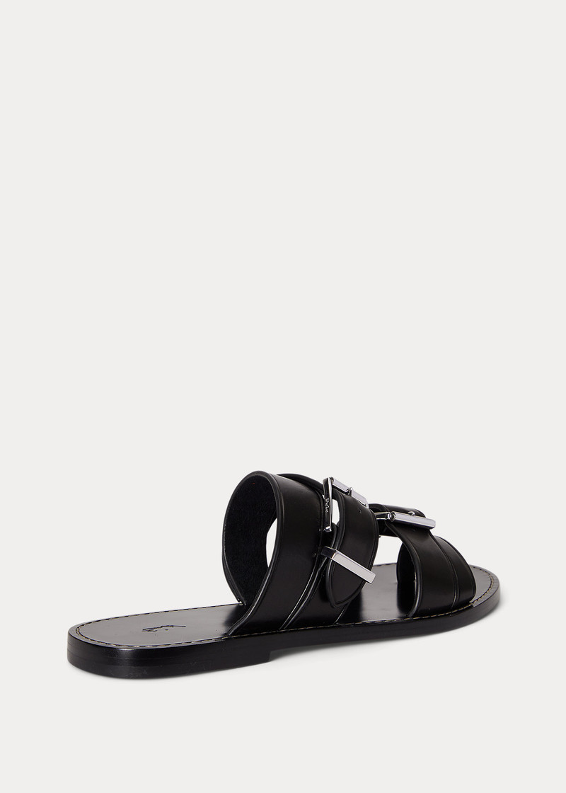 Buckled-Strap Leather Sandal 3