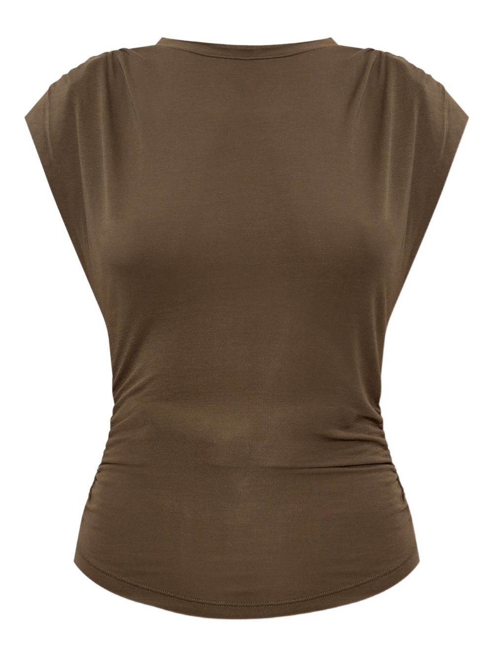 shoulder-padded top - 1