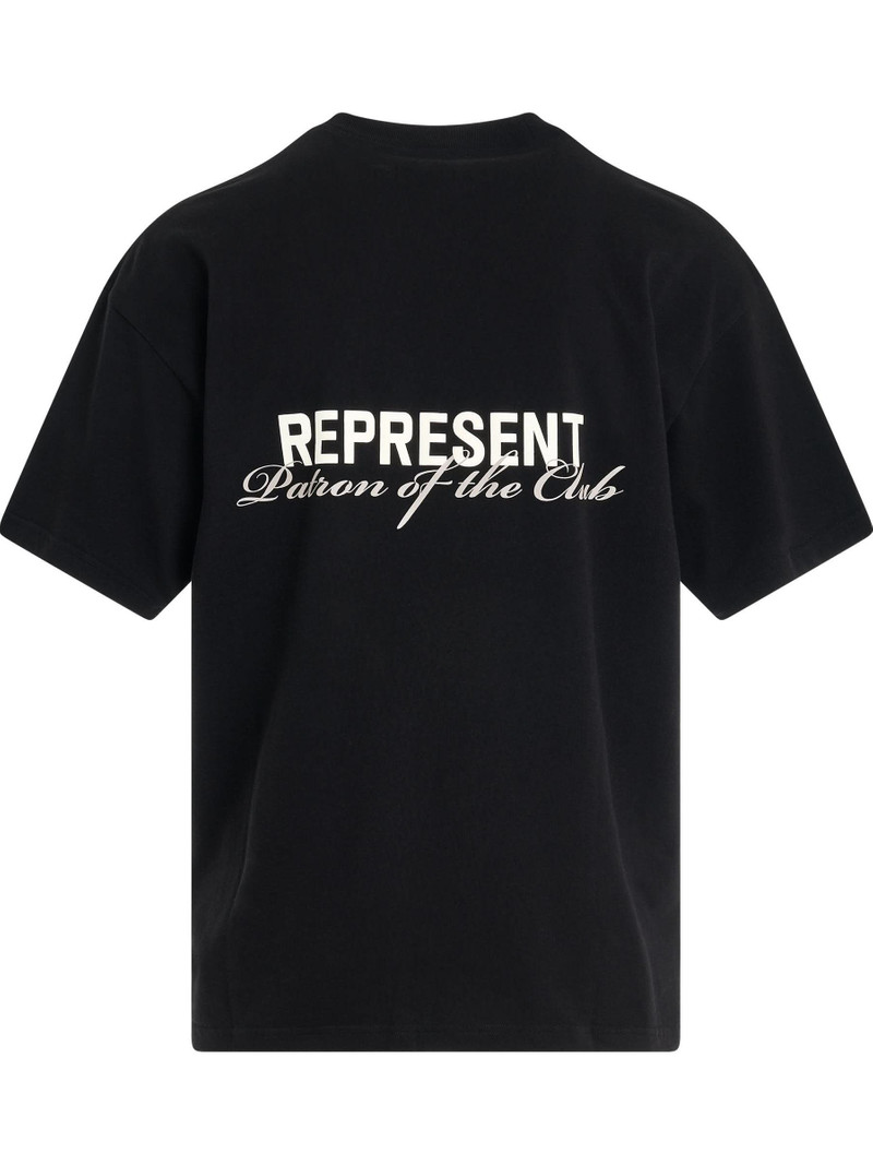 REPRESENT Patron of the Club T-Shirt in Black outlook