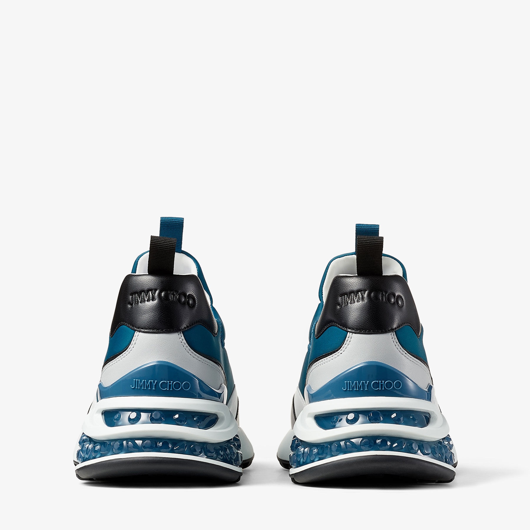 Memphis/m
Prussian Neoprene and Leather Low Top Trainers - 6