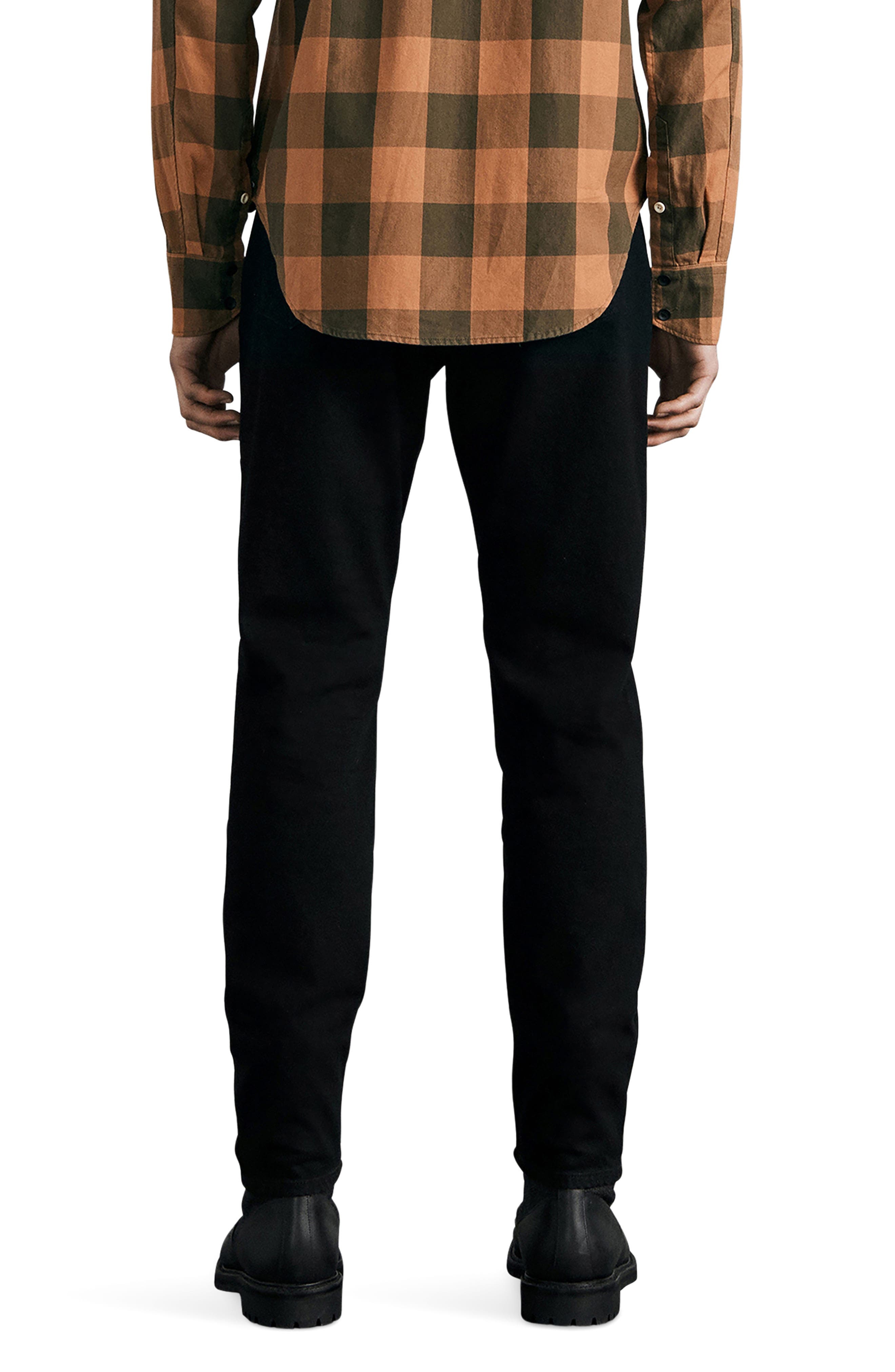 rag & bone Fit 3 Authentic Stretch Athletic Fit Jeans in Black at Nordstrom - 2