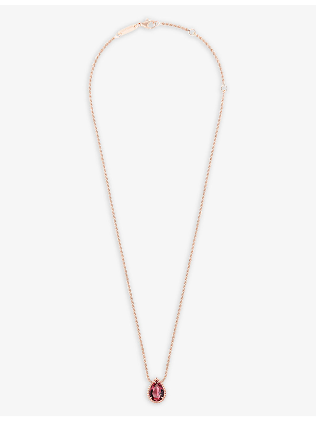 Serpent Boheme 18ct rose-gold and rhodolite pendant - 1