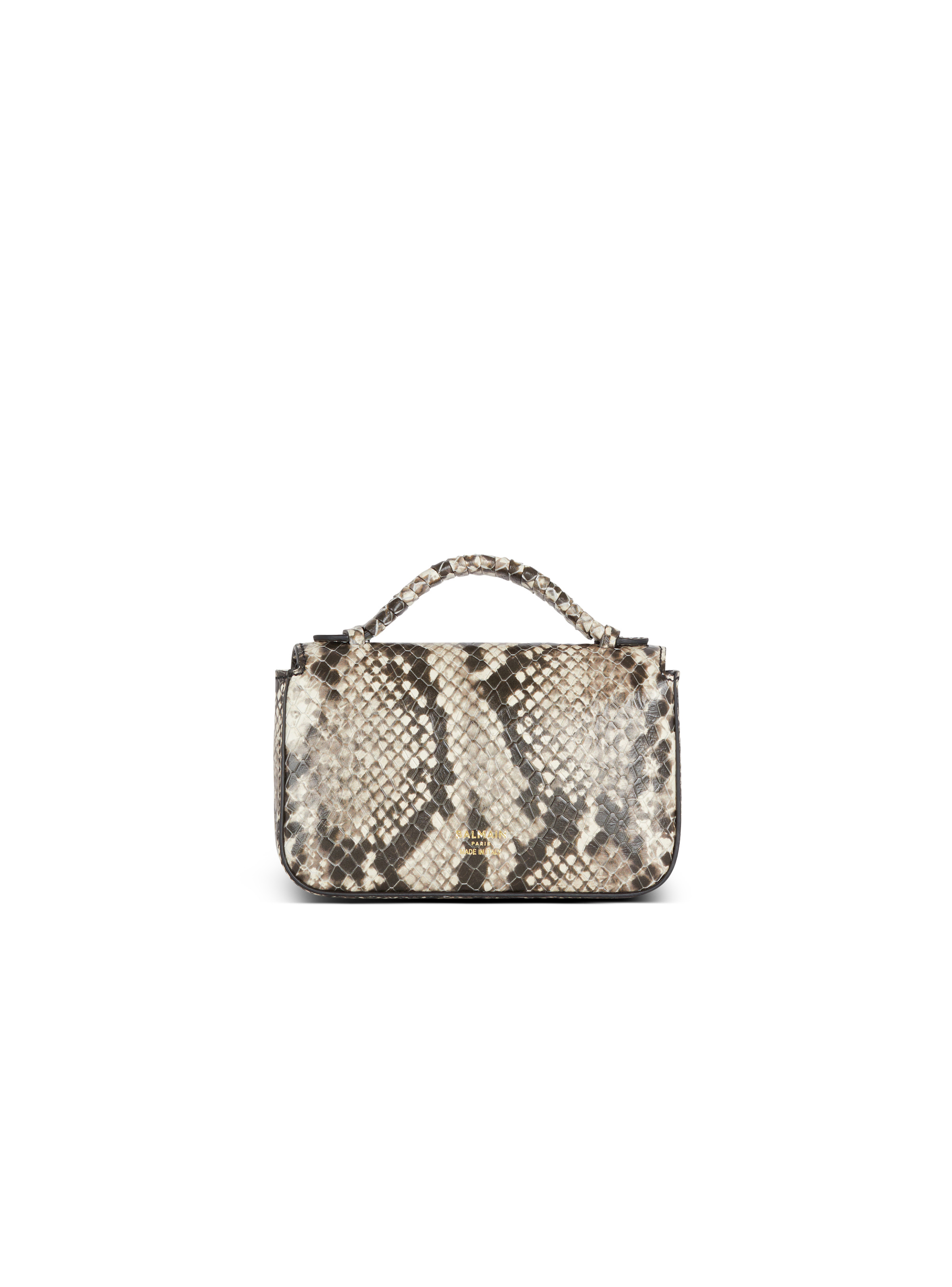 B-Buzz snakeskin-effect leather mini bag - 4