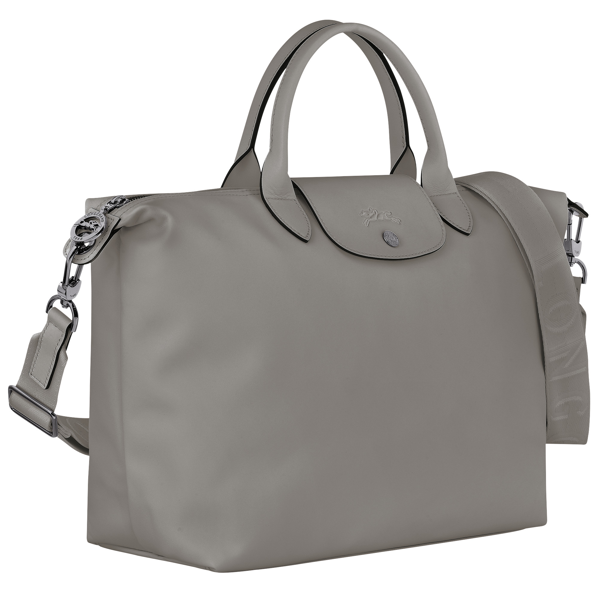 Le Pliage Xtra L Handbag Turtledove - Leather - 3