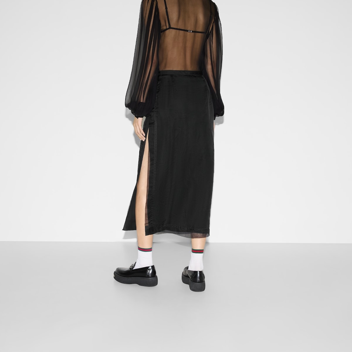 Silk organza skirt - 4