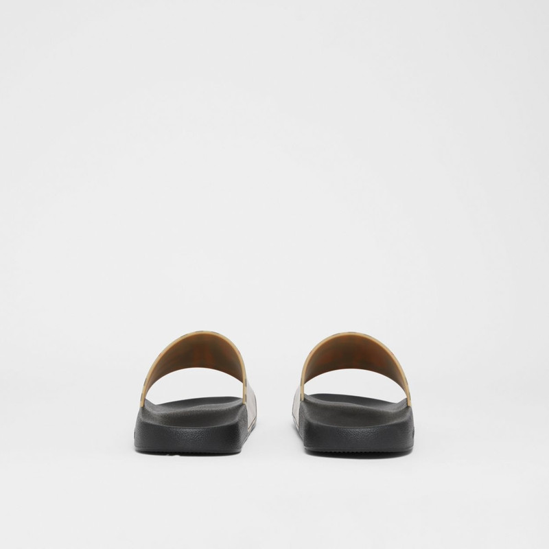 Love Print Vintage Check Slides 6