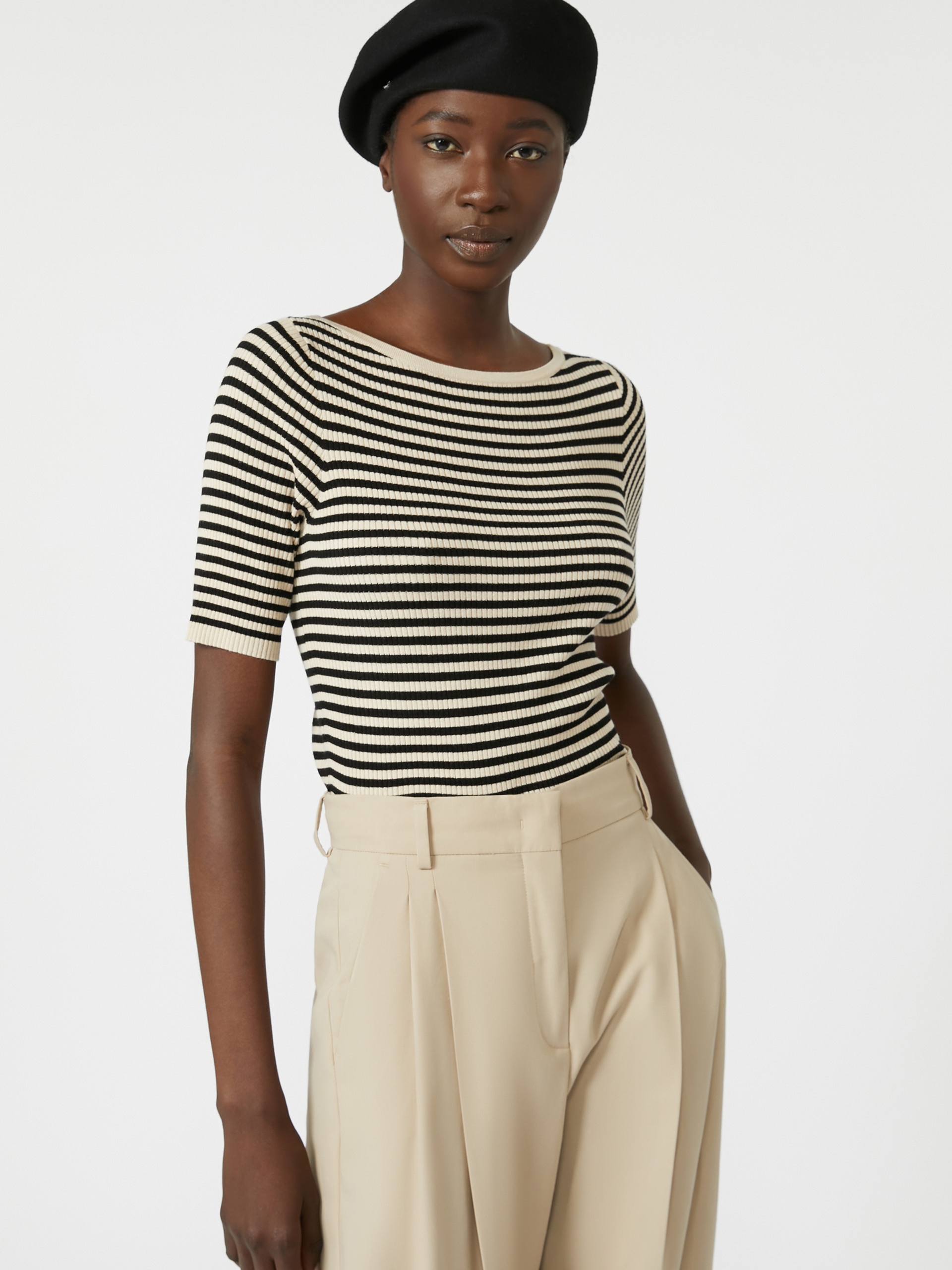 WASER Slim-fit stretch viscose T-shirt - 5