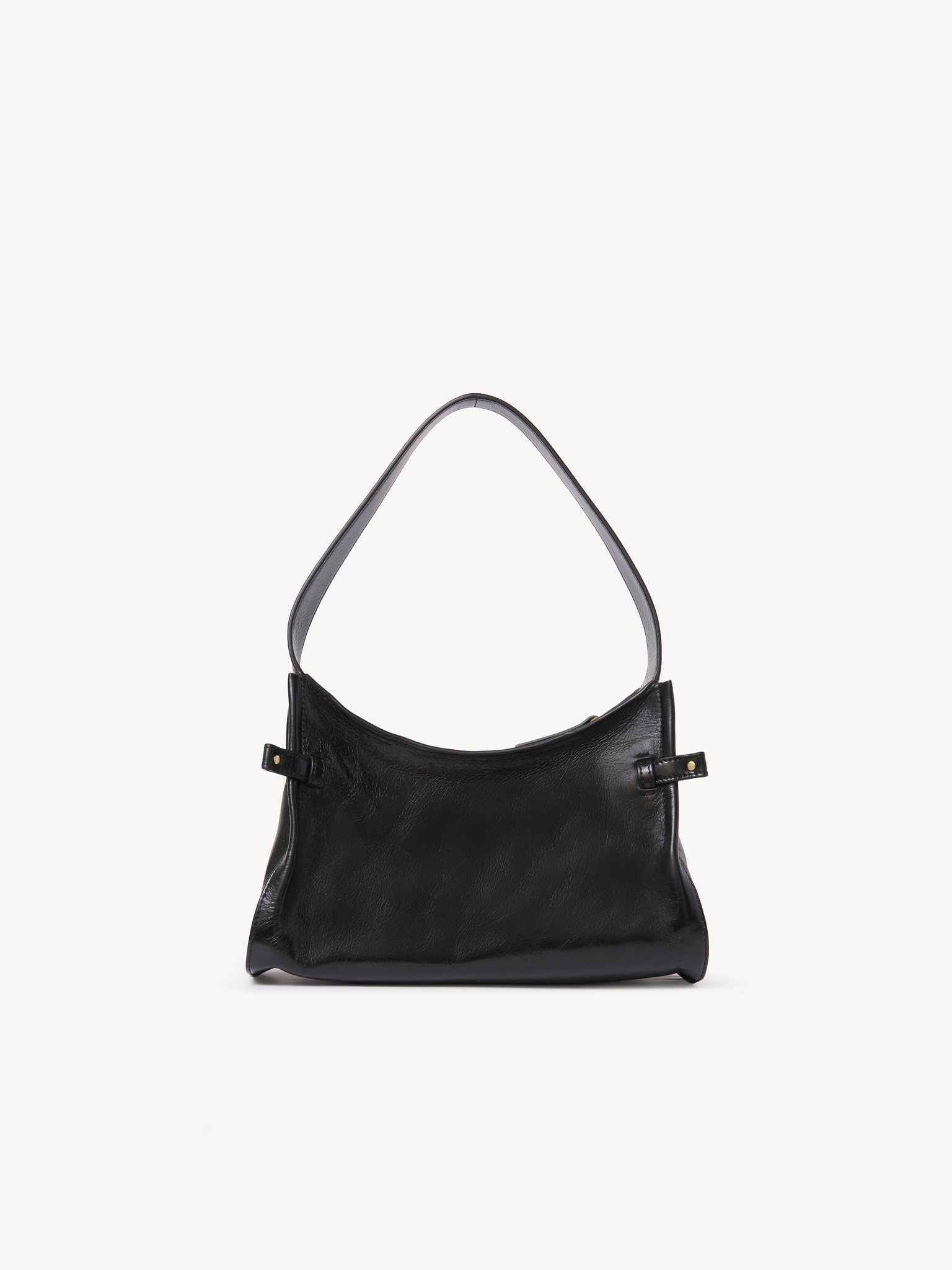 CHLOÉ CHARMS HOBO BAG IN SHINY LEATHER - 4