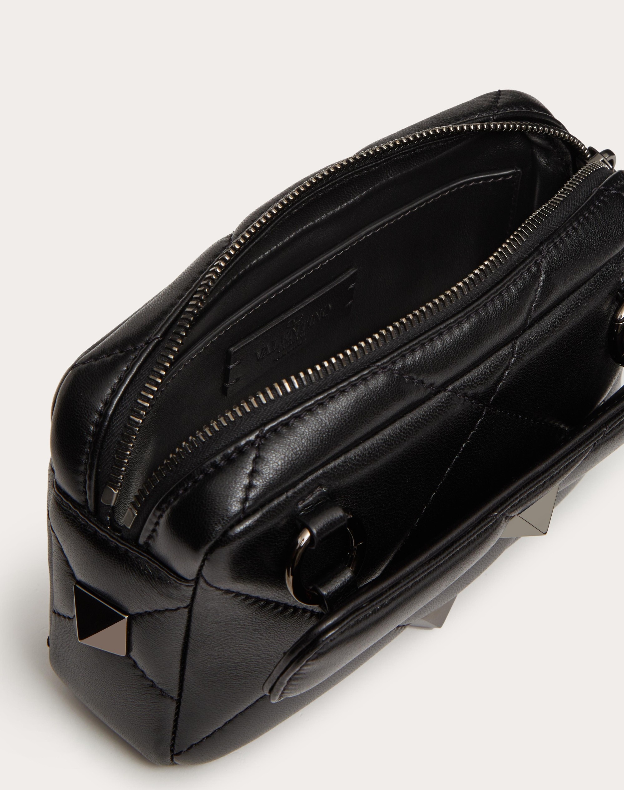 SMALL ROMAN STUD NAPPA CROSSBODY BAG - 4