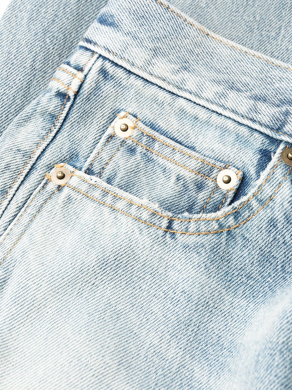 high-waist ripped jeans - 7