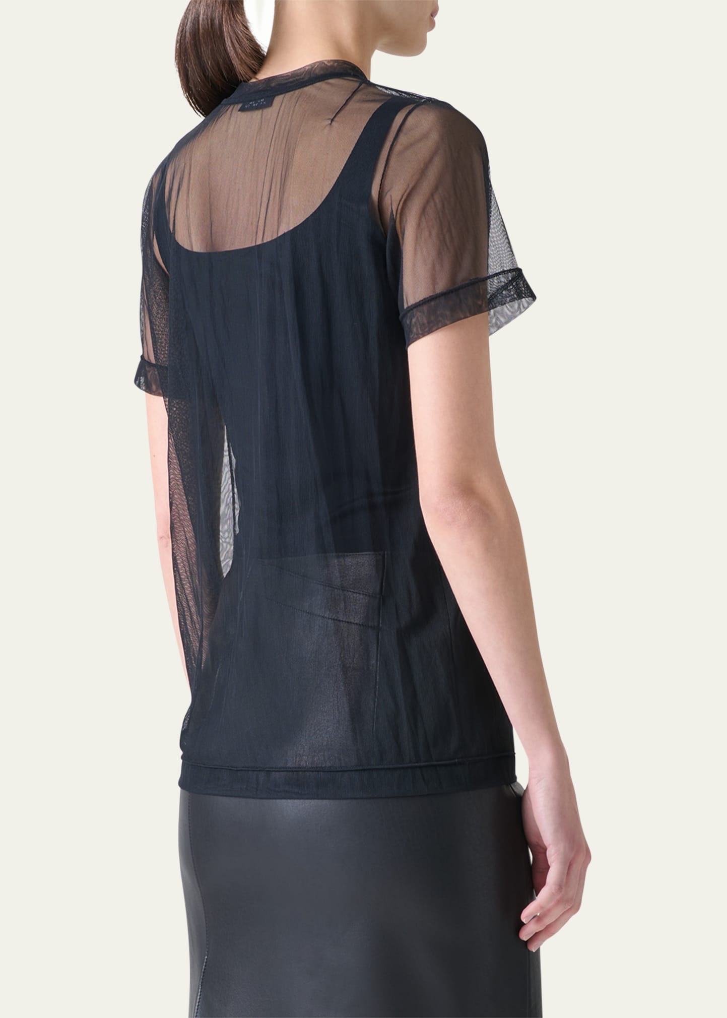 Techno Tulle Stretch T-Shirt - 3