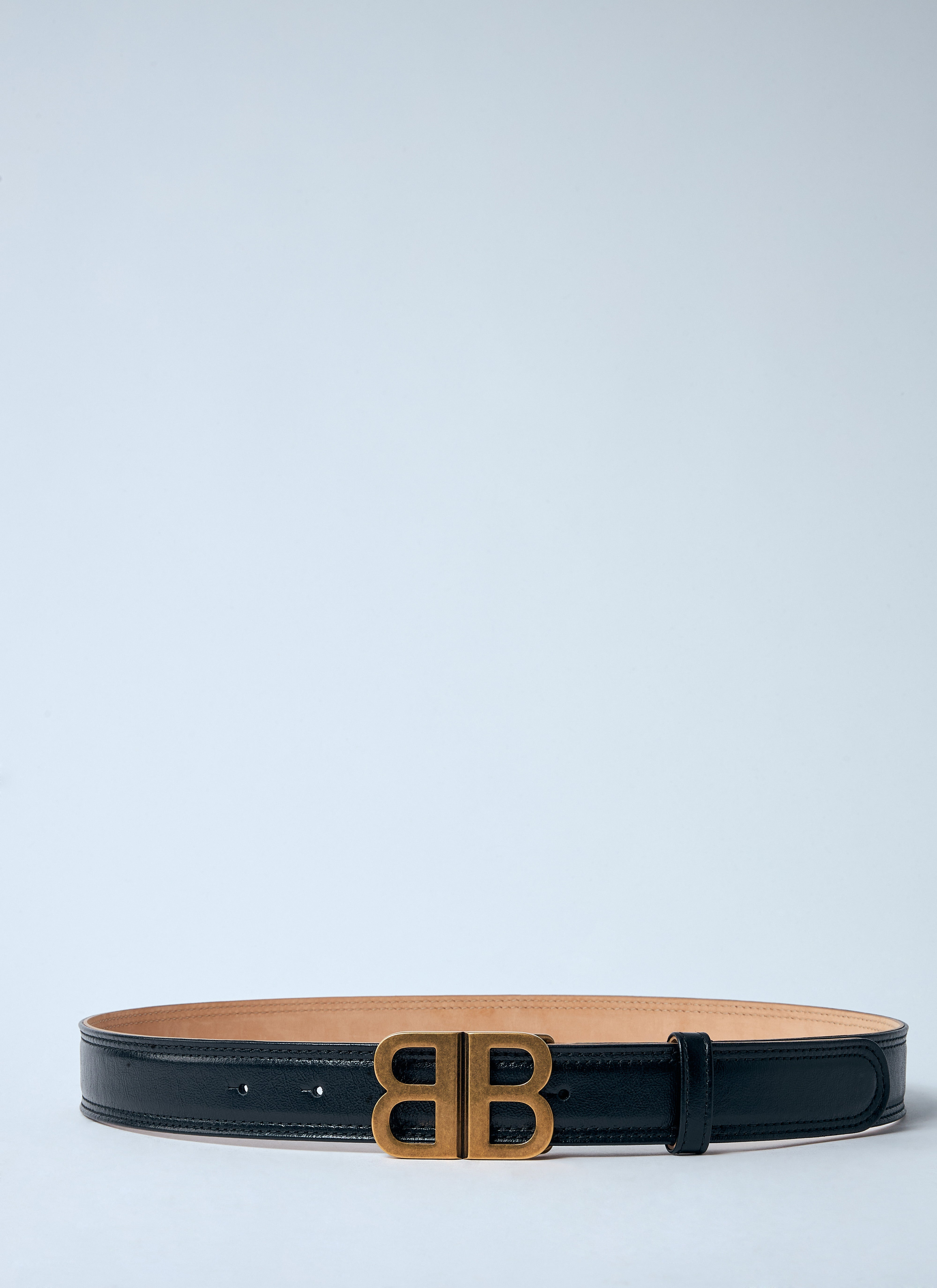 Balenciaga Women Bb Soft Leather Belt - 7