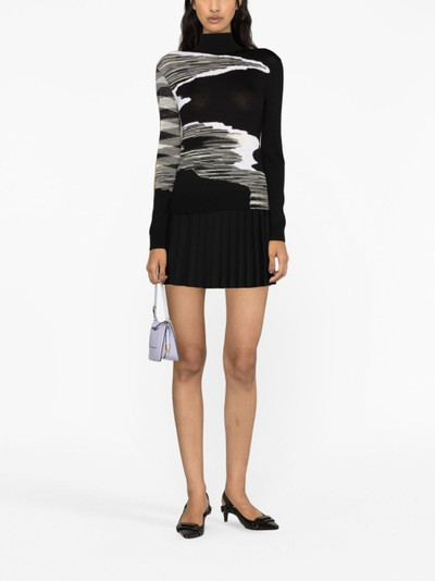 Missoni space-dye intarsia-knit sweater outlook