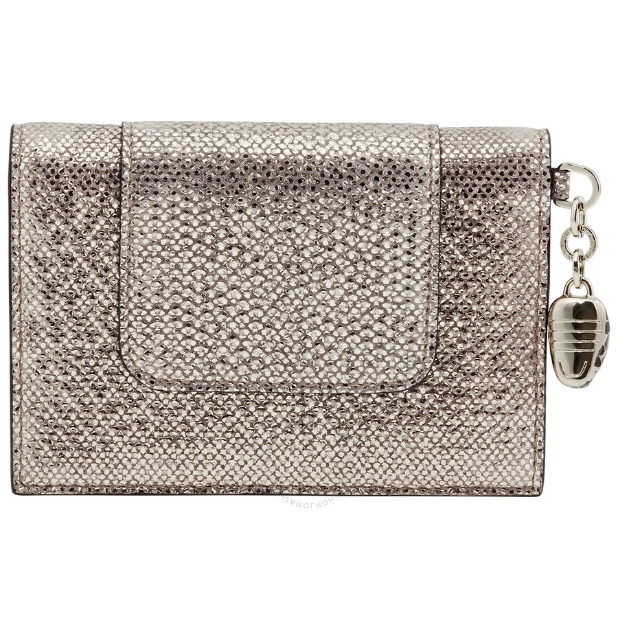 Bvlgari Serpenti Forever Card Holder- Beige - 5
