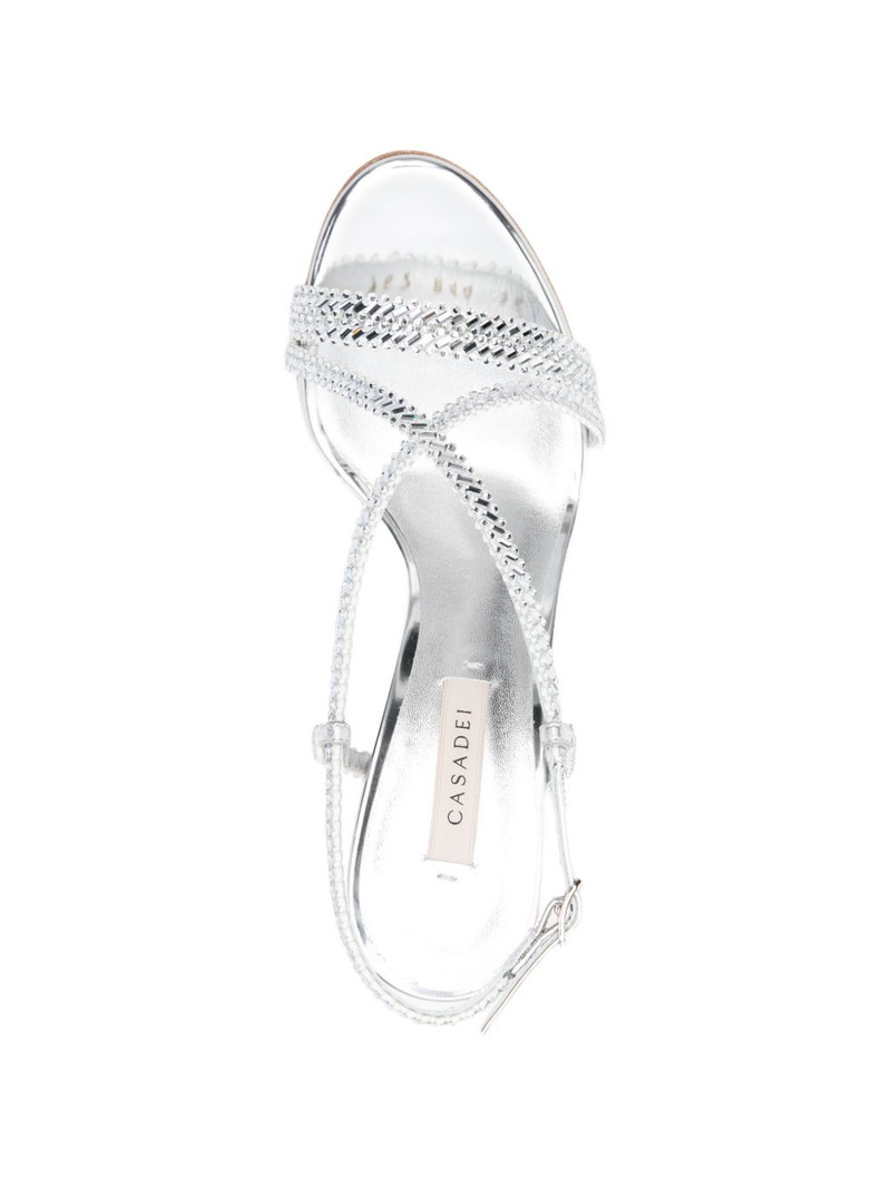 criss-cross strap sandals 4