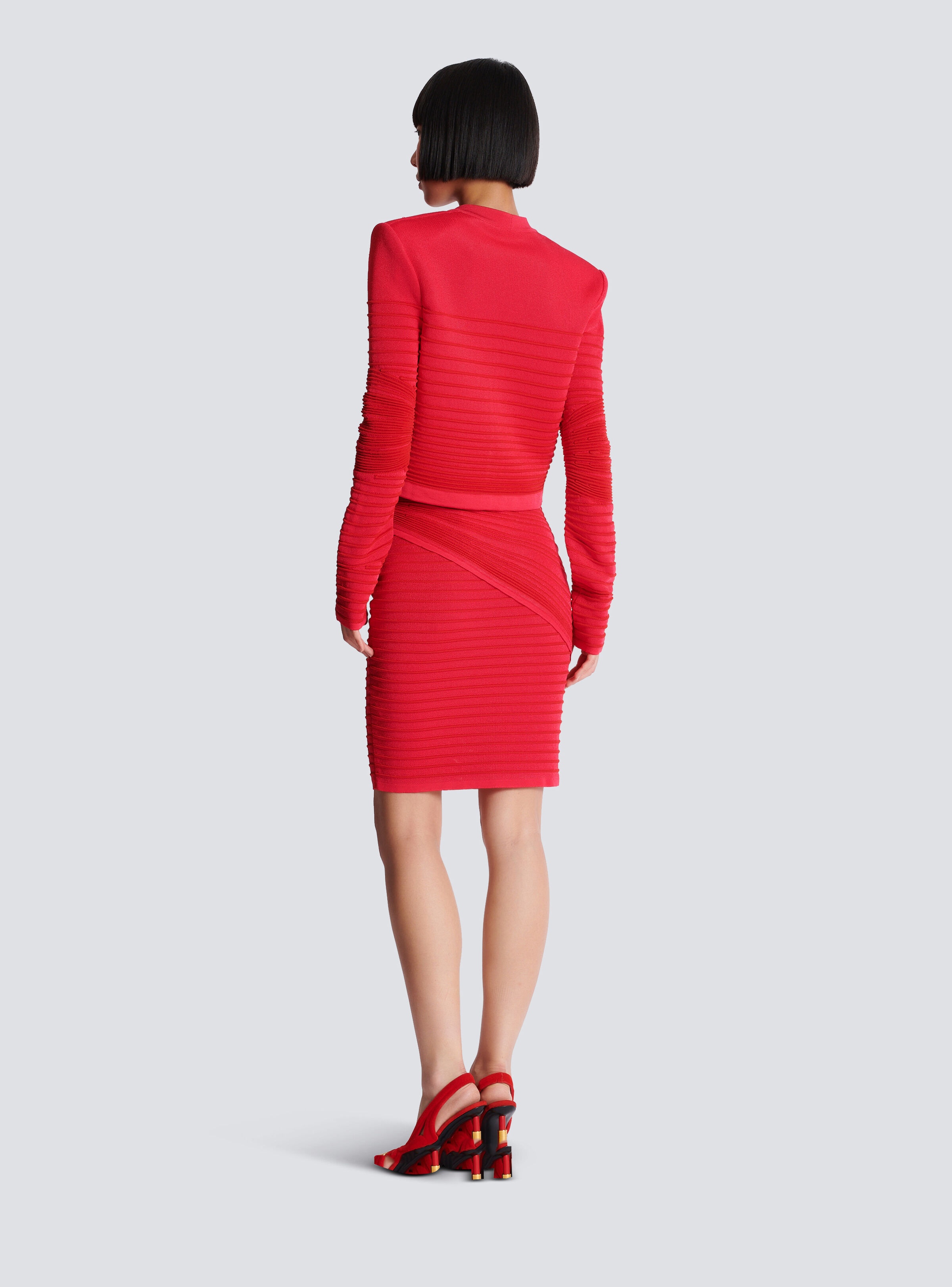 Edge to edge knit cardigan - 4
