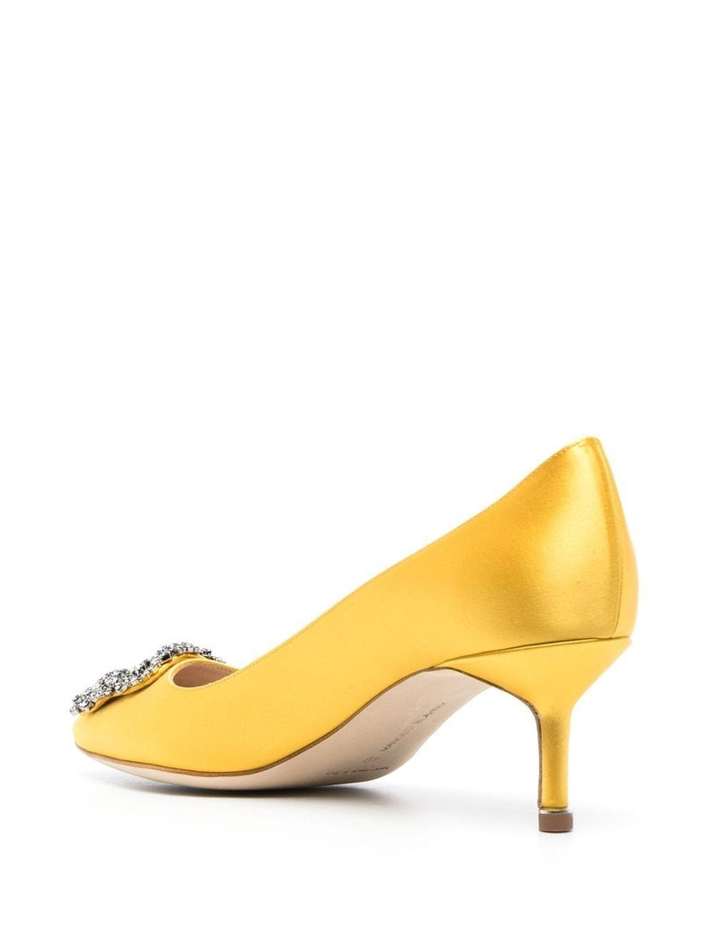 50mm Hangisi crystal buckle pumps 3
