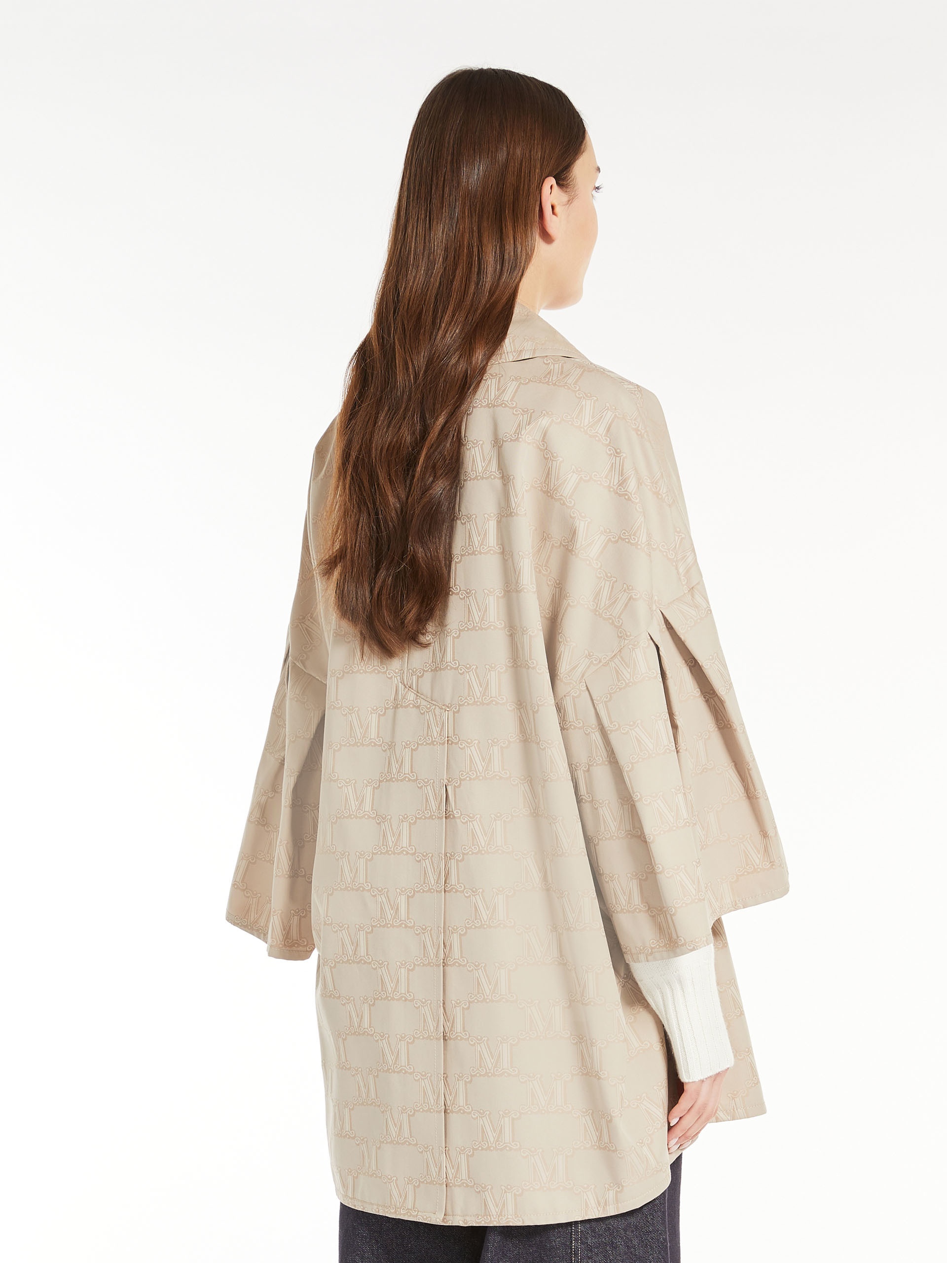 TENENTE Cloak in jacquard gabardine - 4