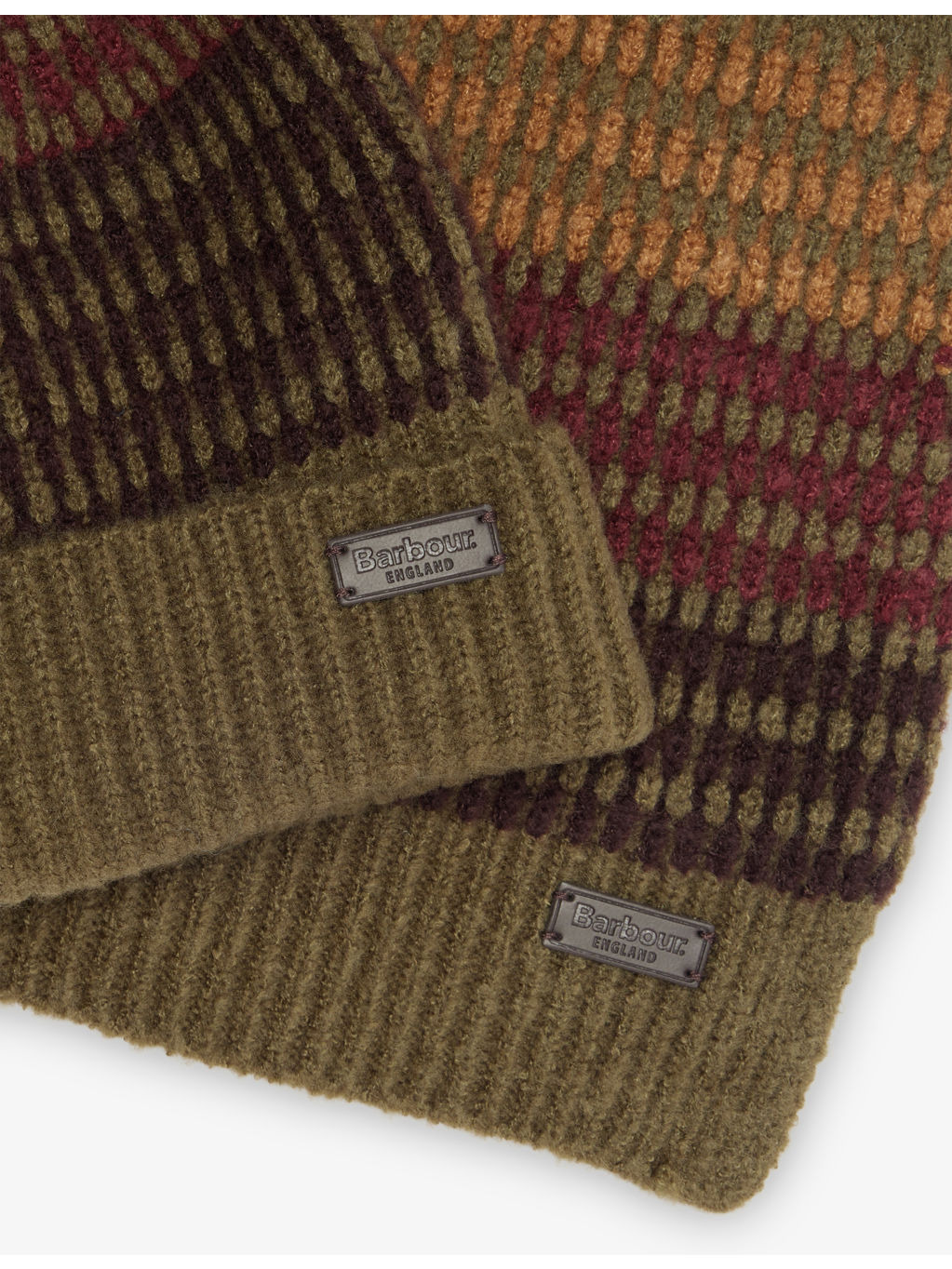 Branton Knitted Beanie and Scarf Gift Set - 2