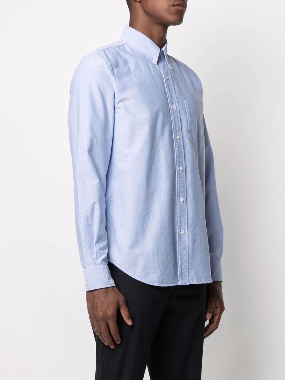 button-down cotton shirt - 3