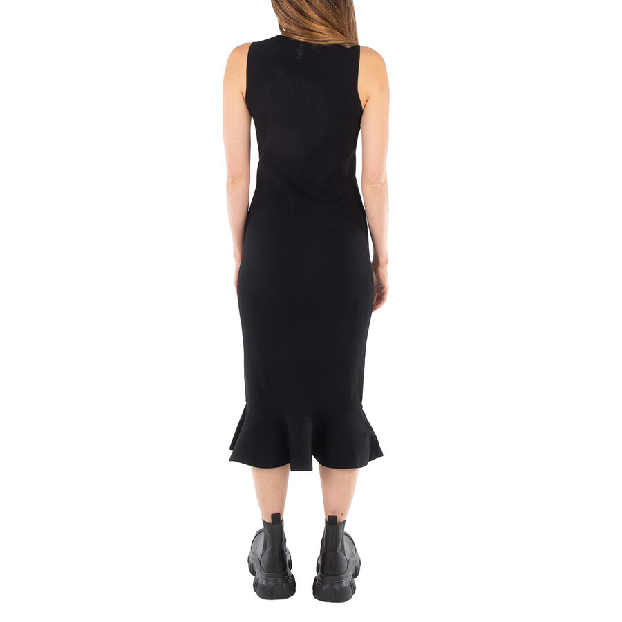 JW Anderson Ruffled Hem Sleeveless Midi Dress - 5