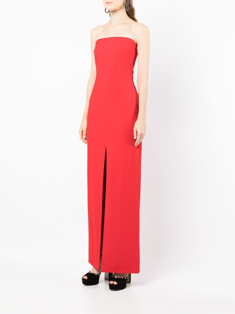 strapless maxi dress - 3