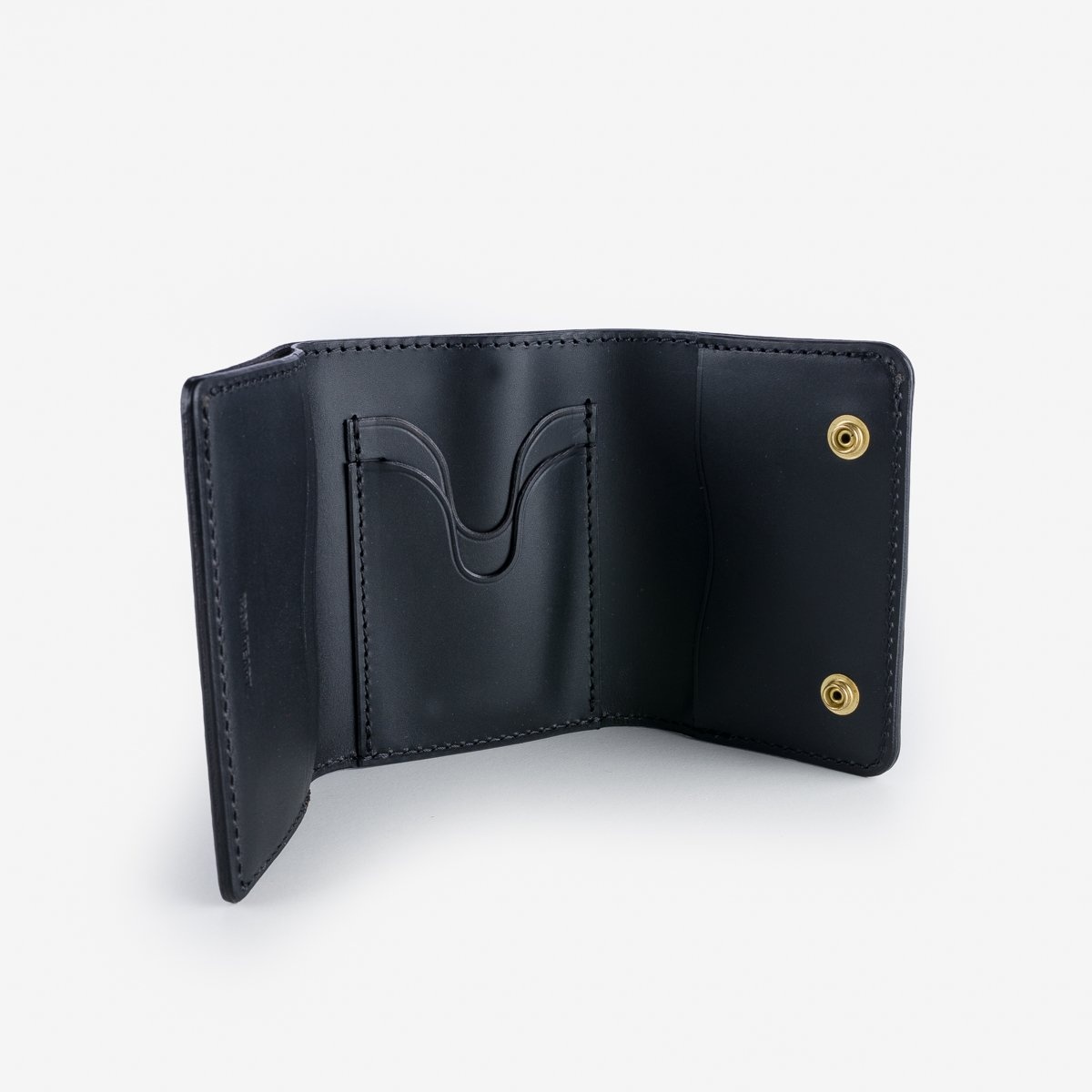 IHG-116-BLK Trifold Card Wallet - Black - 2