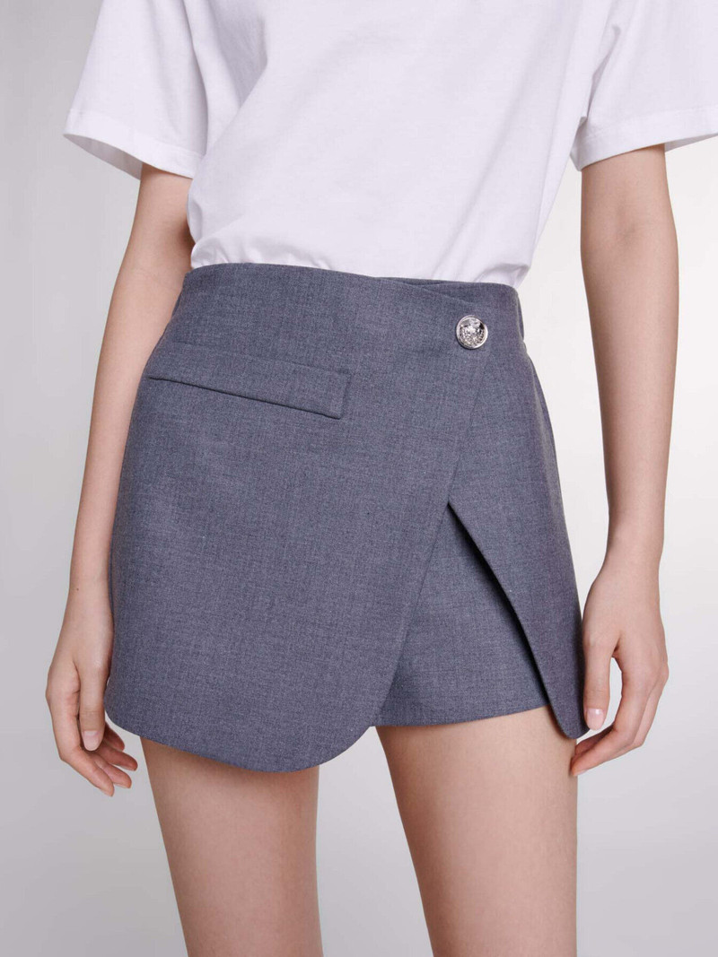 Short wraparound skirt 6