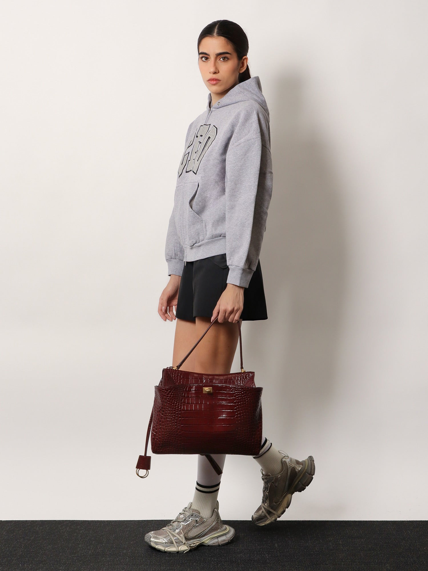Cotton Hooded Sweatshirt - 2