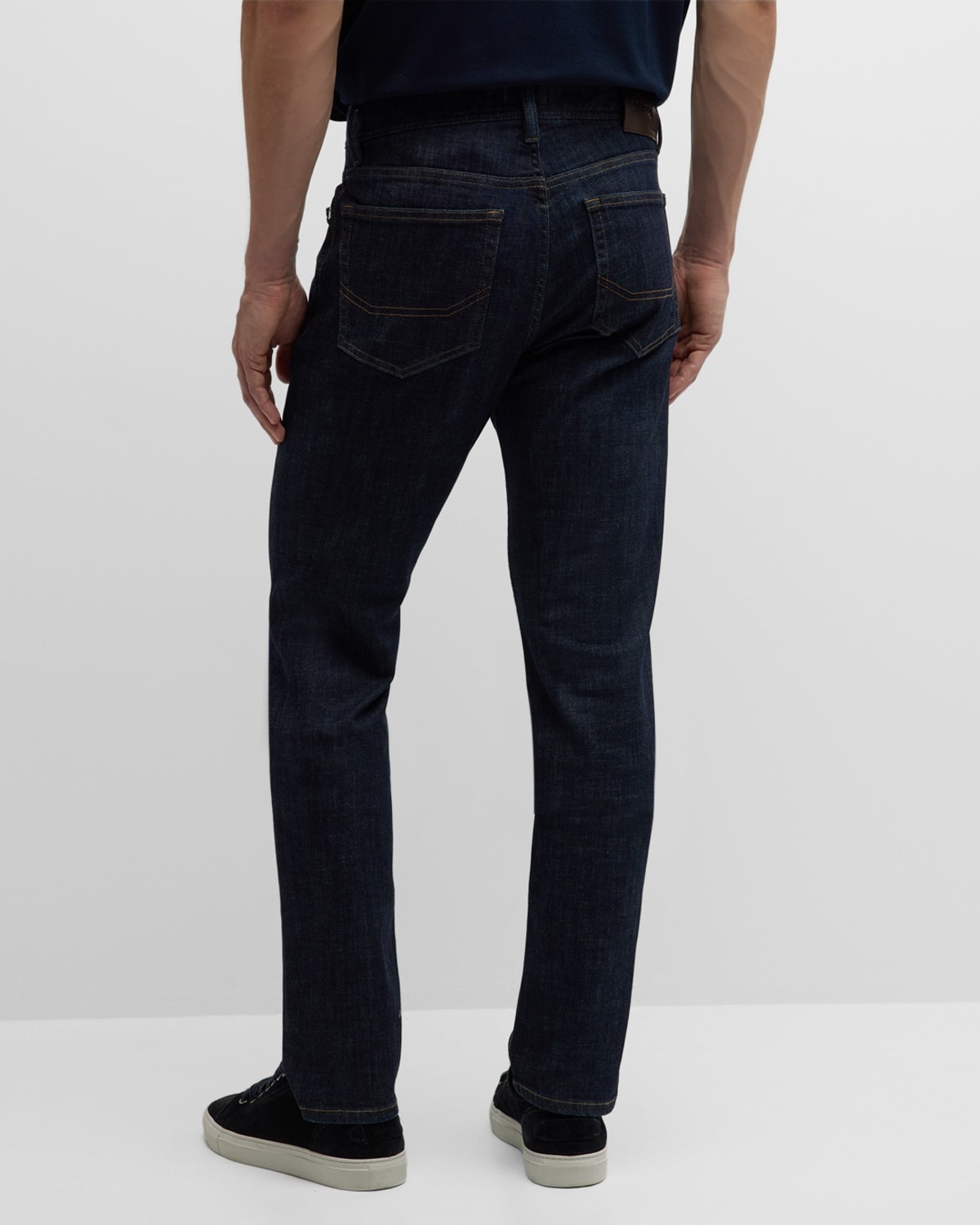 Men's Dark Wash Straight-Leg Jeans - 4