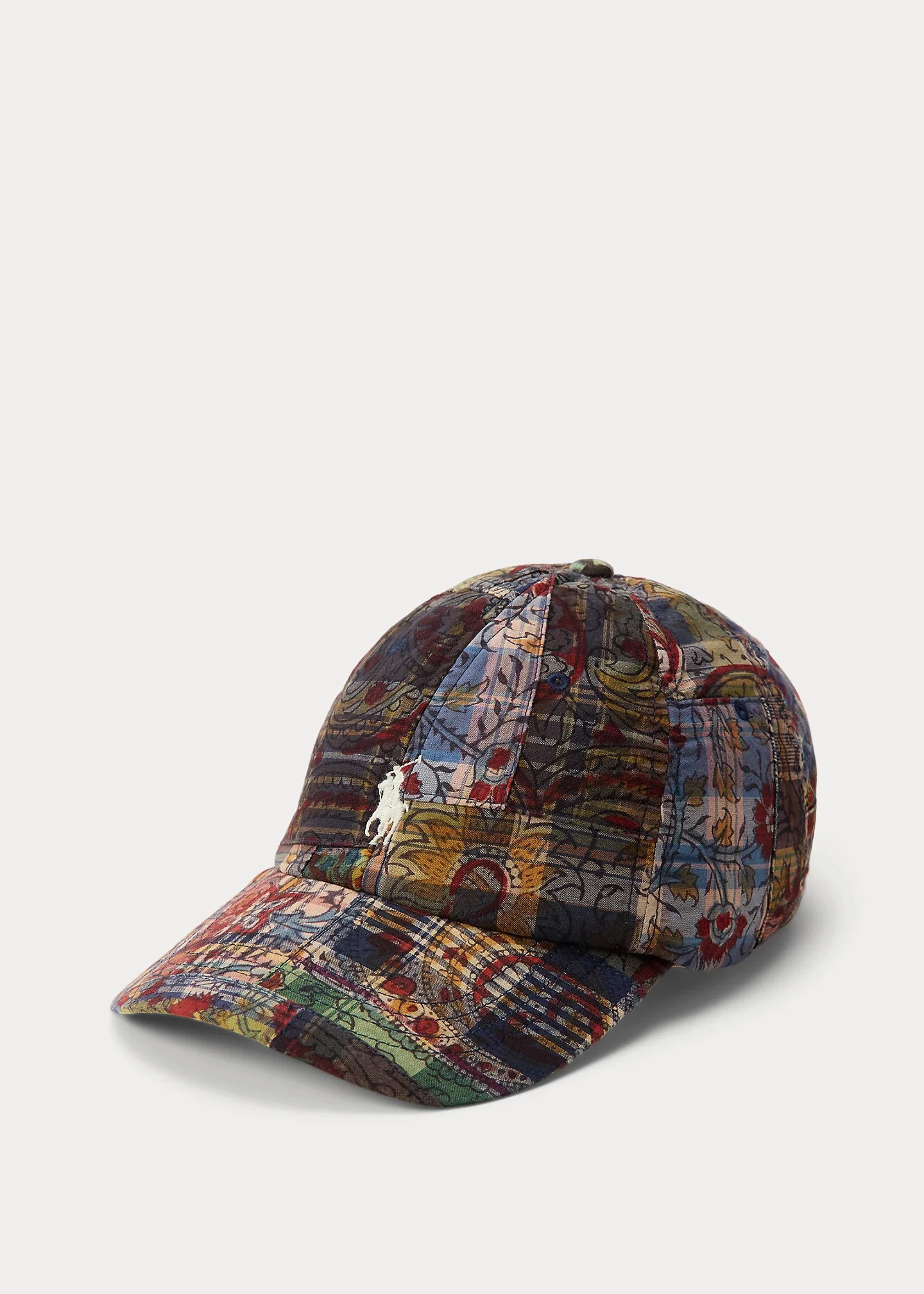 Patchwork Madras Ball Cap - 1