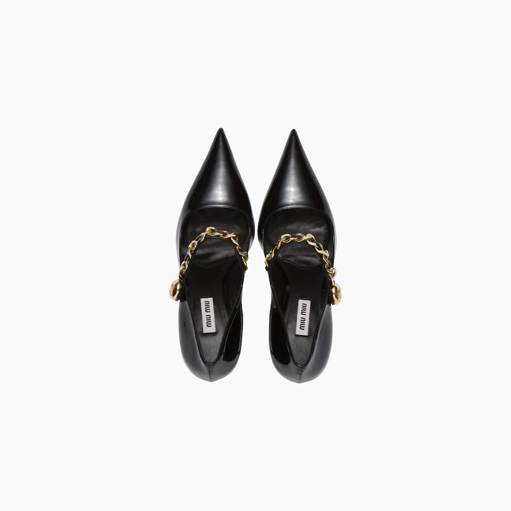 Patent leather pumps - 4