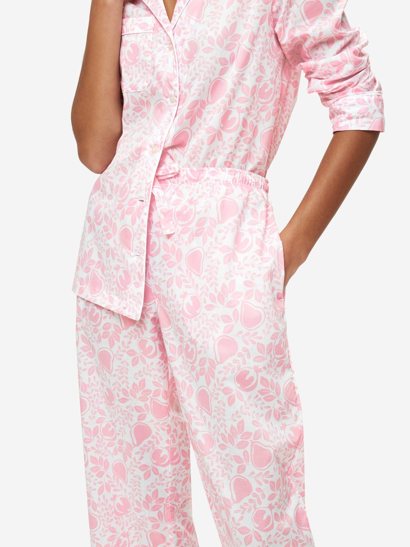 Women's Pyjamas Nelson 89 Cotton Batiste Pink - 5