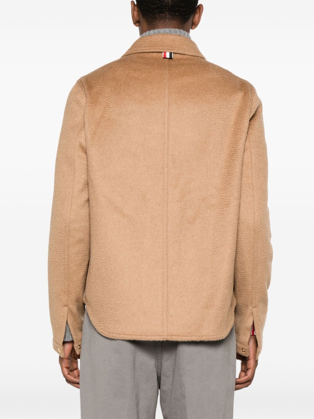 brushed-effect jacket - 4