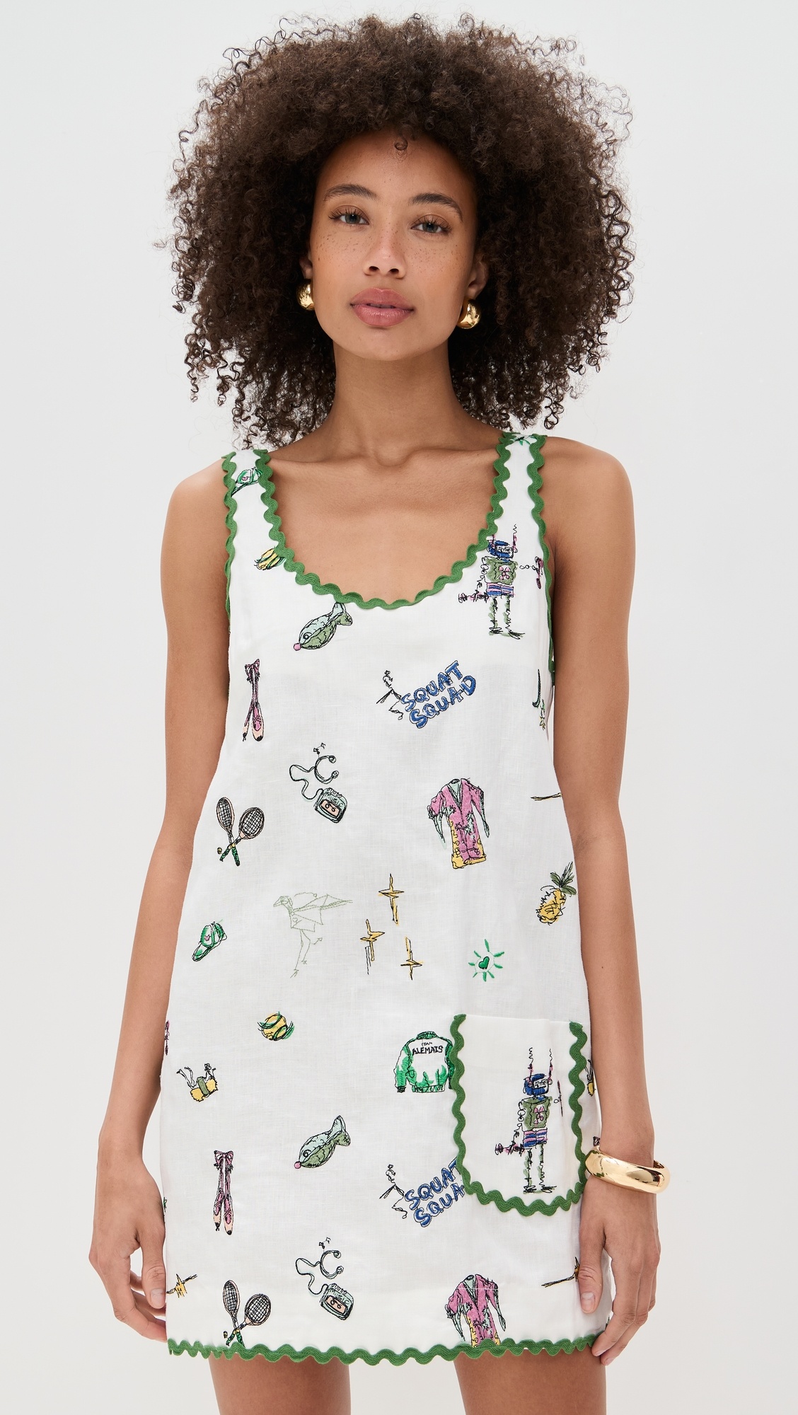 Play Embroidered Mini Dress - 6