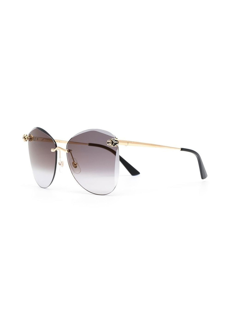 Cartier signature panther oversized sunglasses outlook
