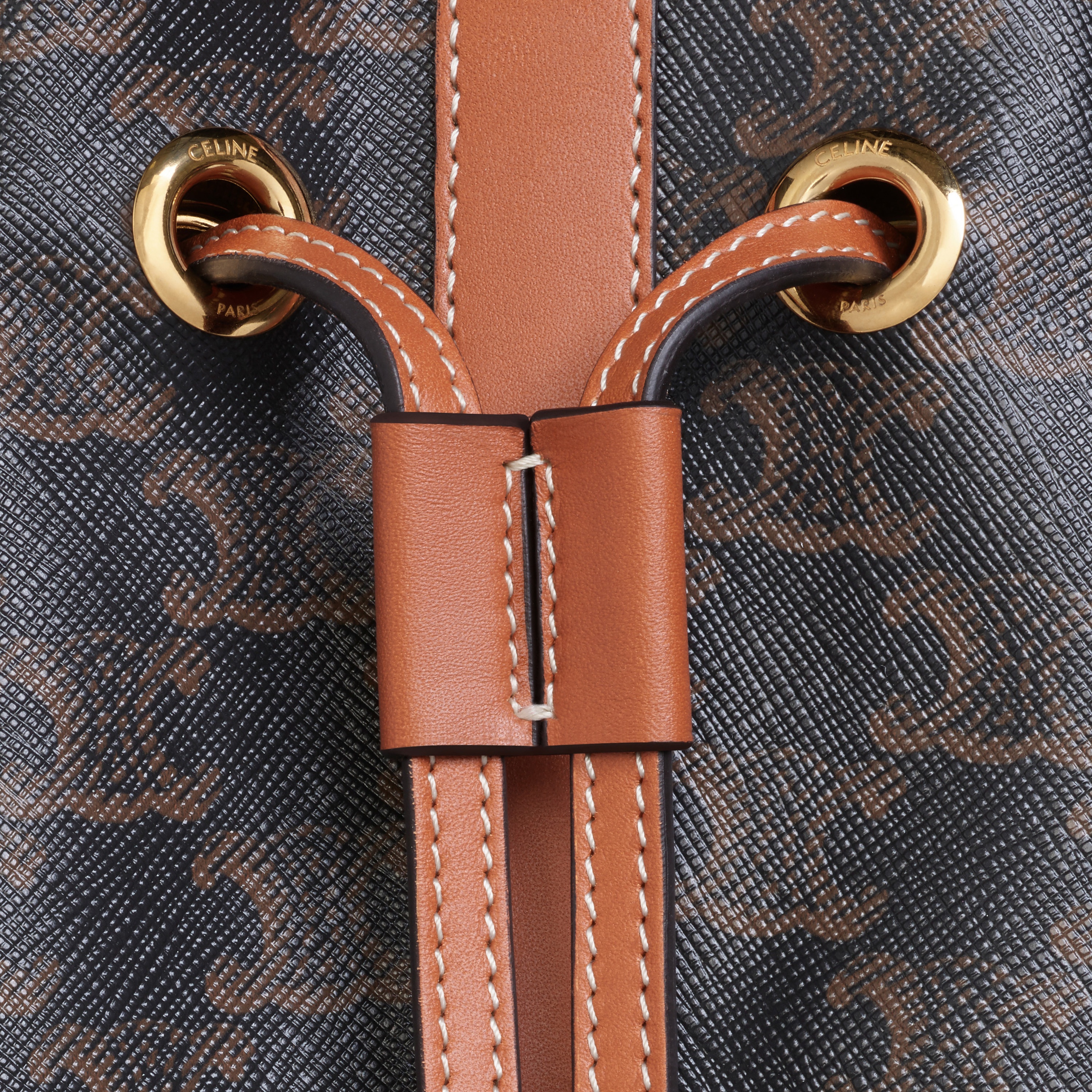 Medium Sailor bag in Triomphe Canvas with Celine print - 4