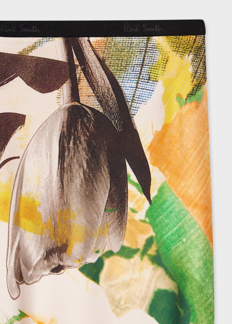 Paul Smith Women's 'Floral Collage' Printed Midi Skirt outlook